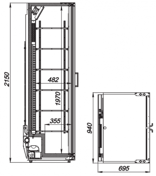 Шкаф холодильный Flex-865-Eco-L