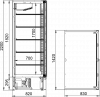 Шкаф холодильный D1.4-Sb